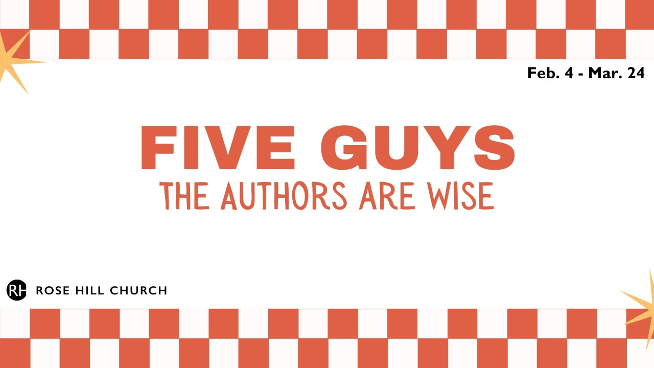 Five Guys, The Authors Are Wise